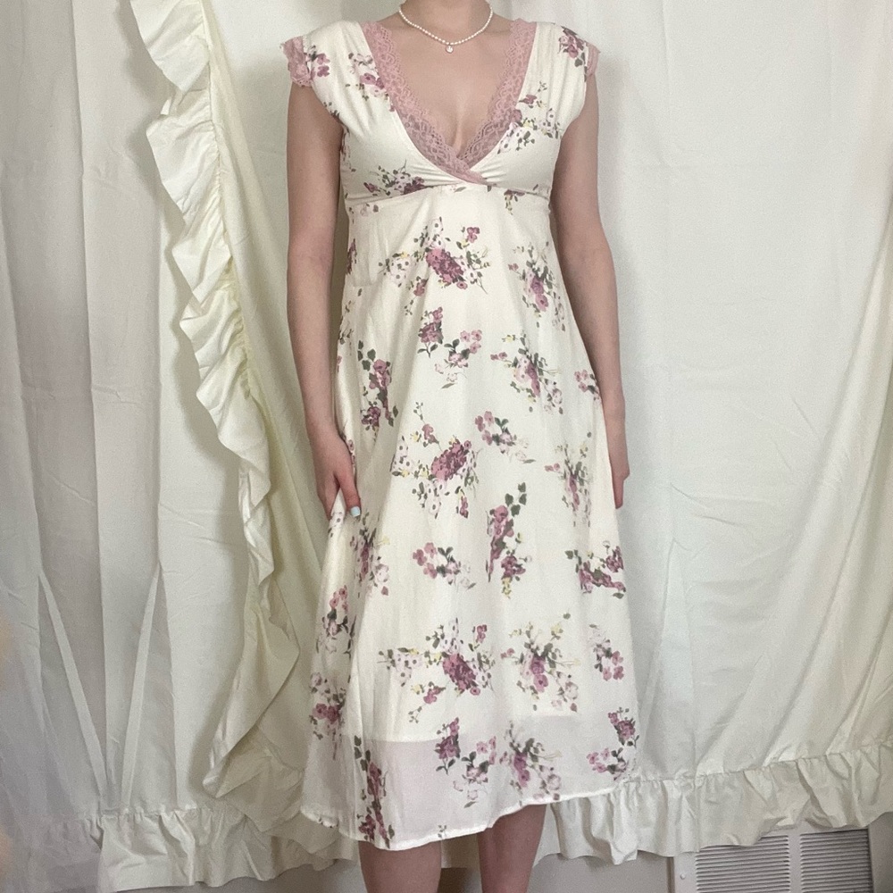 Romantic cottagecore midi dress